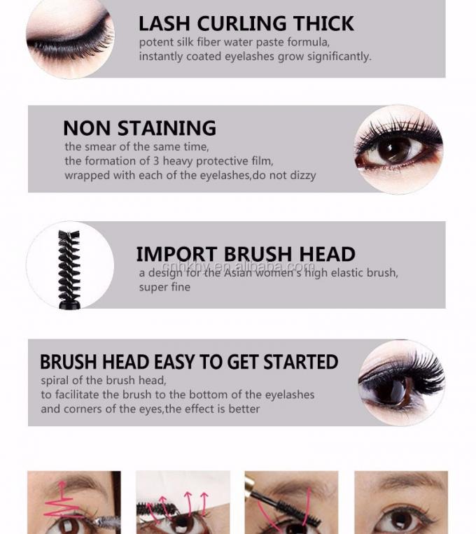 Matita per sopracciglia a doppia testa impermeabile snella Funzione garantita Makeup sopracciglia Bellezza 0