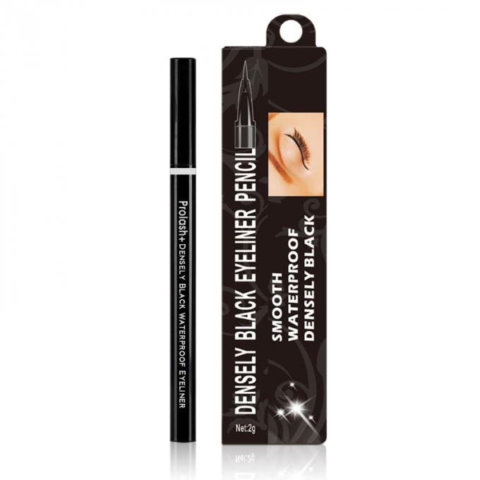 Ingredienti a base di erbe Eyeliner impermeabile a nero denso per il miglior effetto sul trucco degli occhi 1