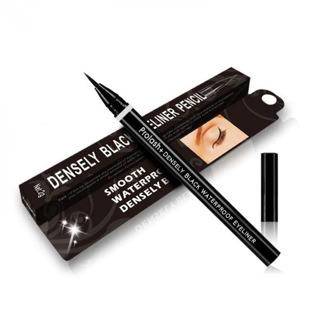 Ingredienti a base di erbe Eyeliner impermeabile a nero denso per il miglior effetto sul trucco degli occhi 0