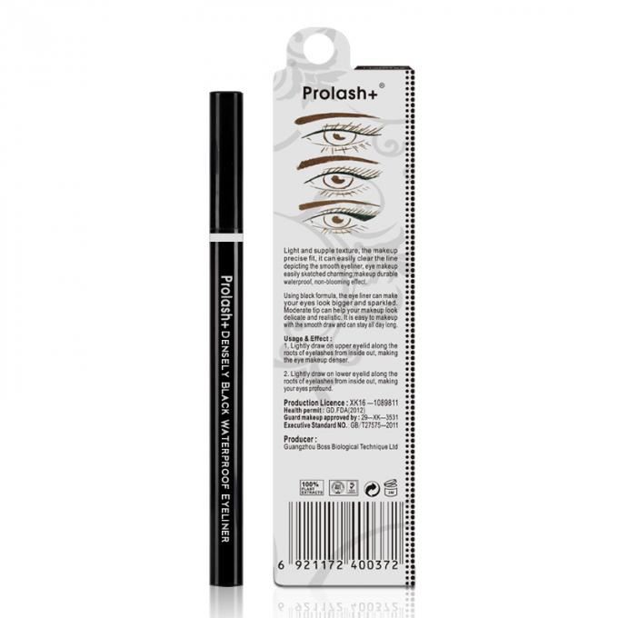Ingredienti a base di erbe Eyeliner impermeabile a nero denso per il miglior effetto sul trucco degli occhi 2
