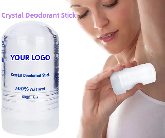 Deodorante per donne a base di cristallo di pietra di alluminio 8