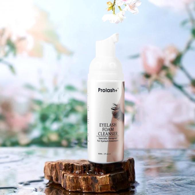 Logo di etichetta privata personalizzato Lavaggio delle ciglia Pulizzatore di ciglia Shampoo Prodotto Forma liquida per il viso 6