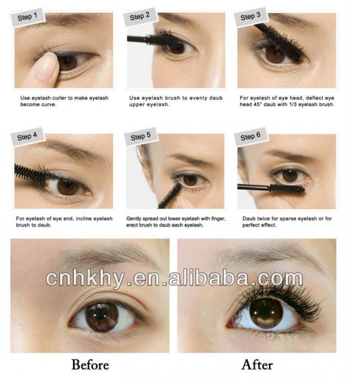 OEM Mascara cosmetica allungamento ciglia Mascara in fibra per ciglia più forti e più lunghe 2