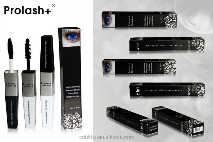 OEM Mascara cosmetica allungamento ciglia Mascara in fibra per ciglia più forti e più lunghe 9