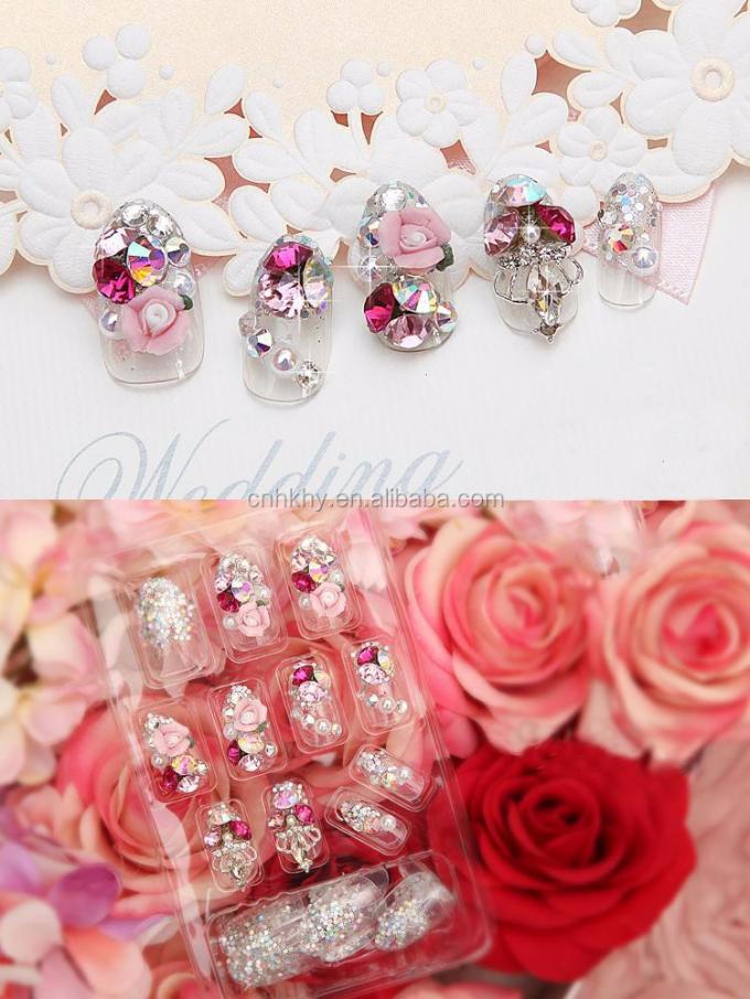 Strass per unghie L01 Decorazione del telefono a schiena piatta 3D Pietre luccicanti per manicure 45g 0