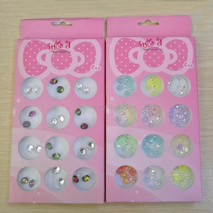 Strass per unghie L01 Decorazione del telefono a schiena piatta 3D Pietre luccicanti per manicure 45g 6