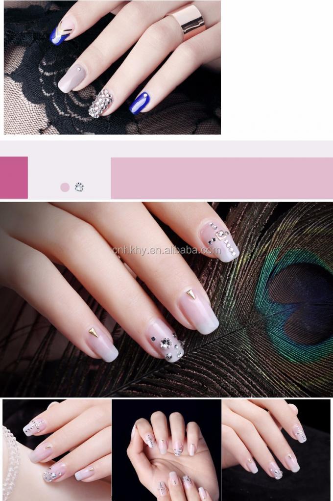 Strass per unghie L01 Decorazione del telefono a schiena piatta 3D Pietre luccicanti per manicure 45g 9