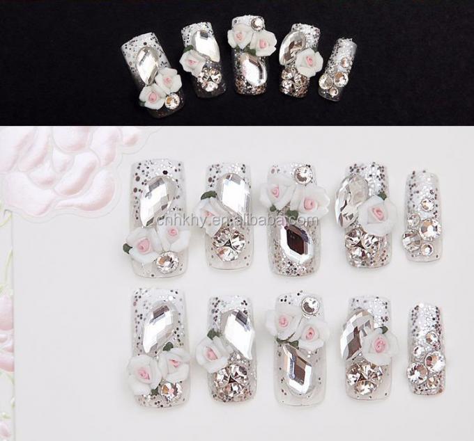 Strass per unghie L01 Decorazione del telefono a schiena piatta 3D Pietre luccicanti per manicure 45g 10