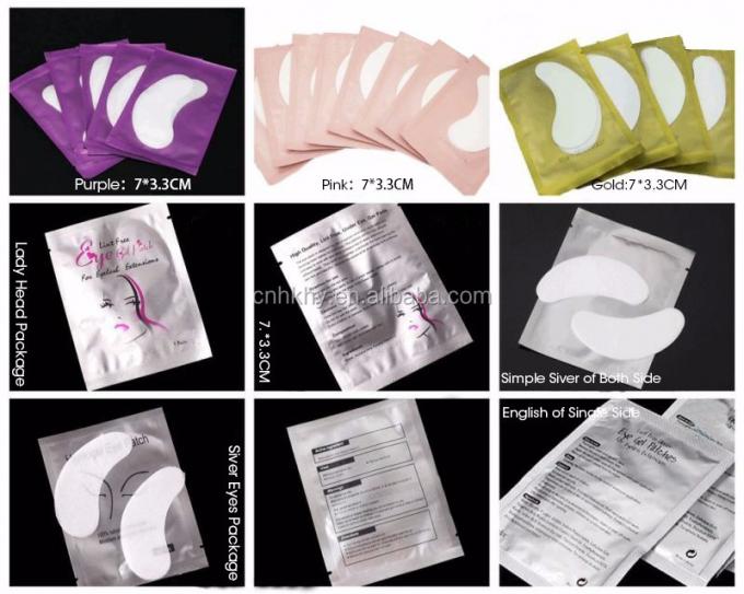 Lash Extension SH-1 Pearl Patch Eye Pad per il patch test del film di colla di cotone per ciglia 5